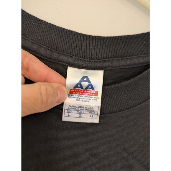 Vintage The Hitchhiker's Guide To The Galaxy Graphic T-shirt Black Size L - Picture 3 of 6